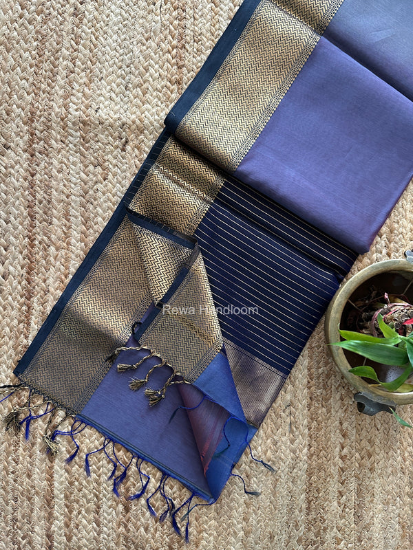 Maheshwari Shaded Plain Saree