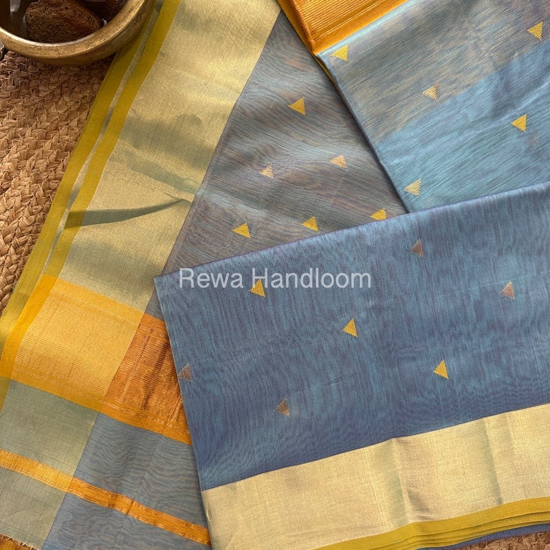  Zari Butti Maheshwari Saree