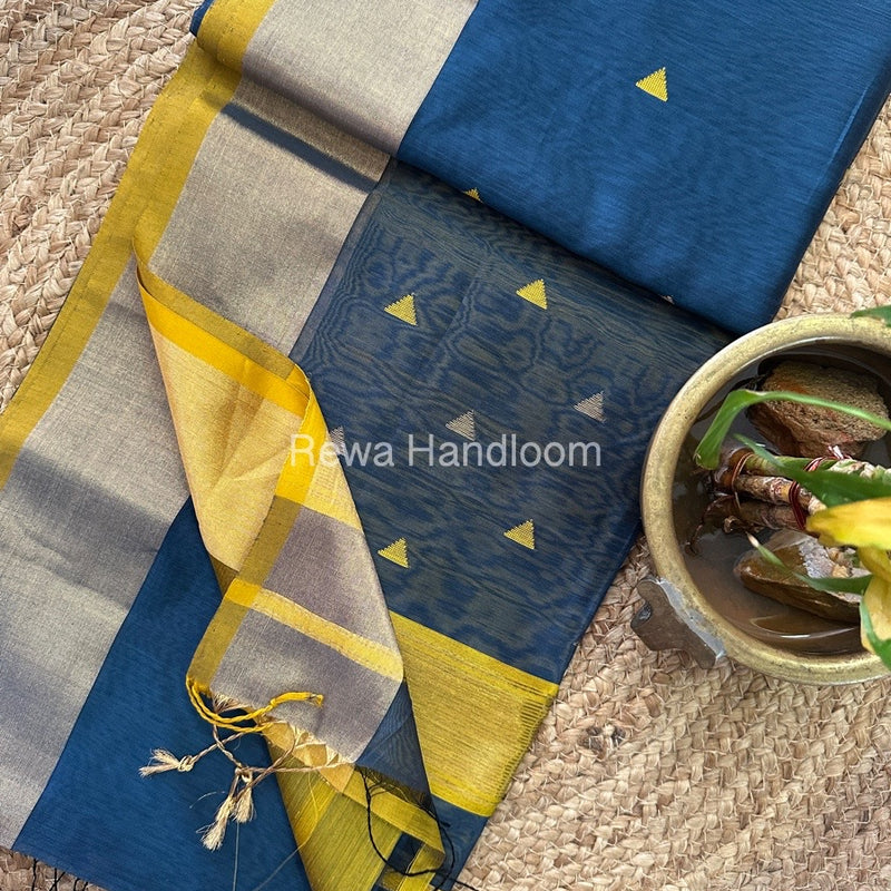  Zari Butti Maheshwari Saree