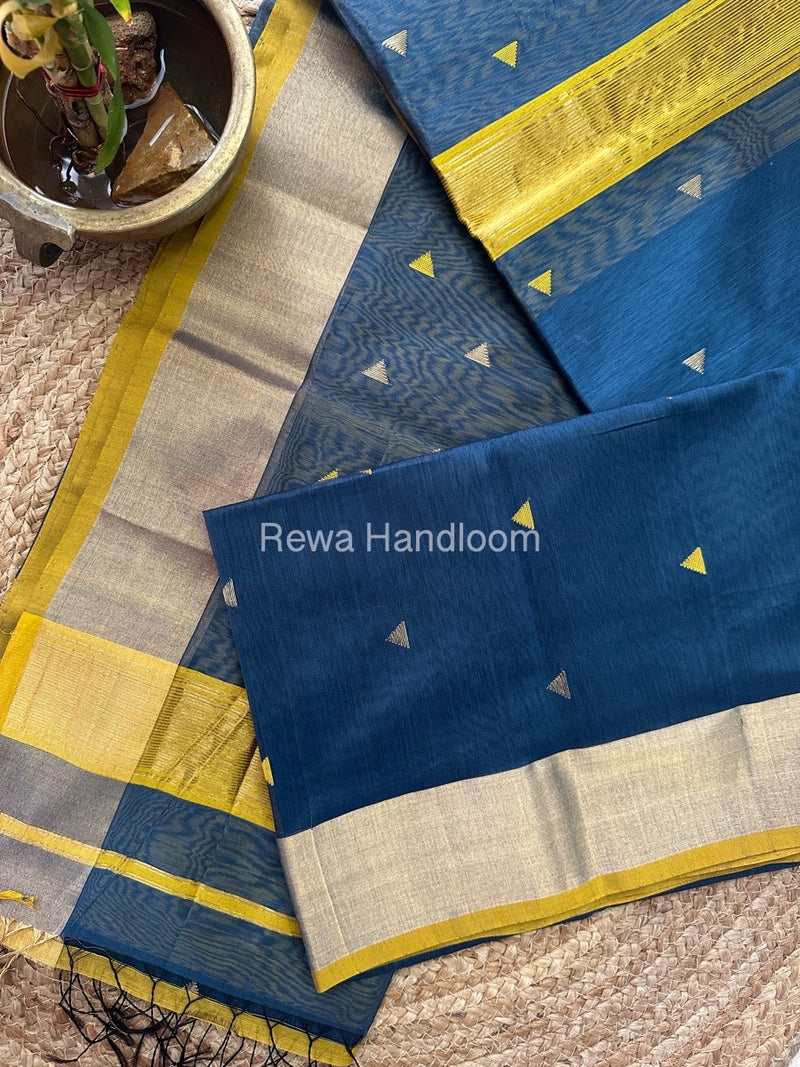  Zari Butti Maheshwari Saree