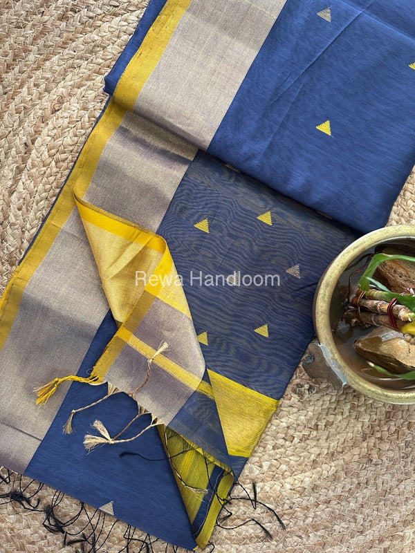  Zari Butti Maheshwari Saree