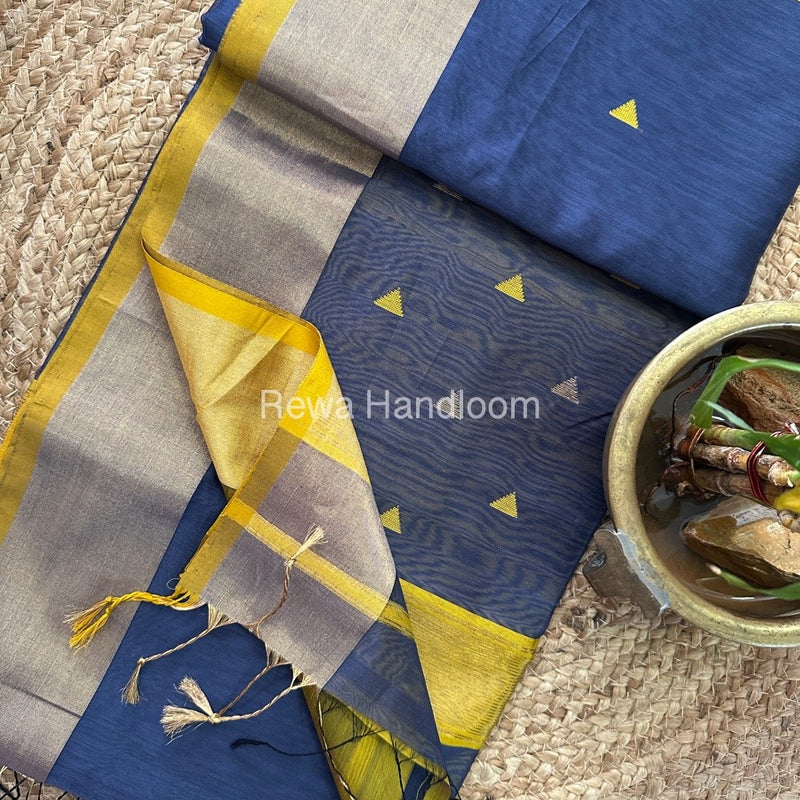  Zari Butti Maheshwari Saree