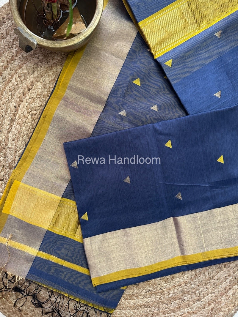  Zari Butti Maheshwari Saree