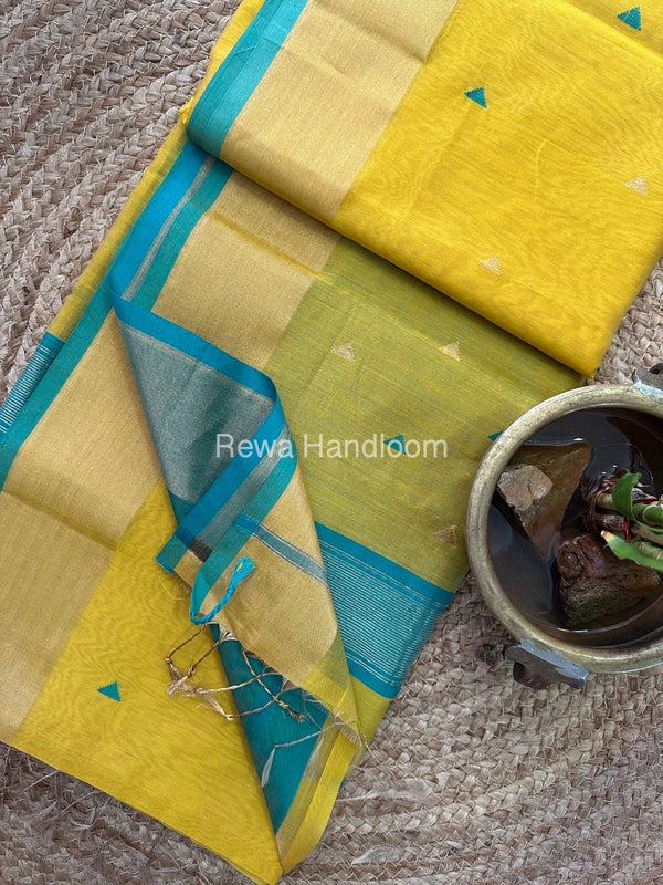  Zari Butti Maheshwari Saree