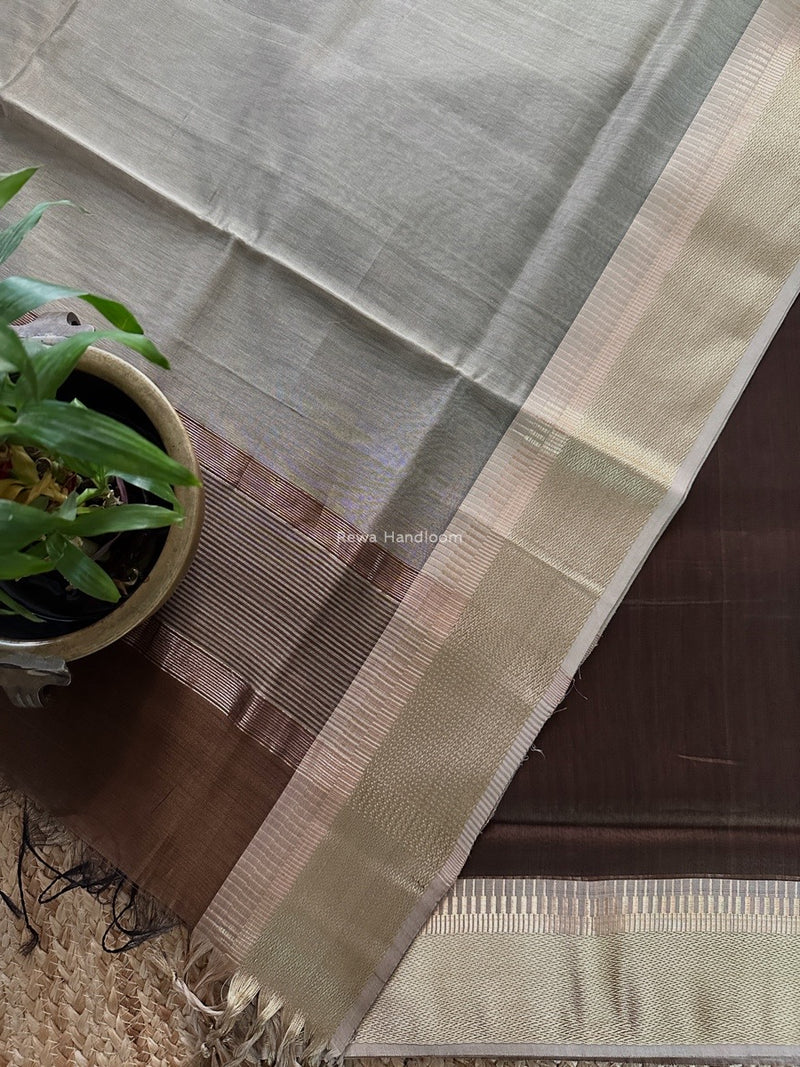 Maheshwari Zari Border Dress Material