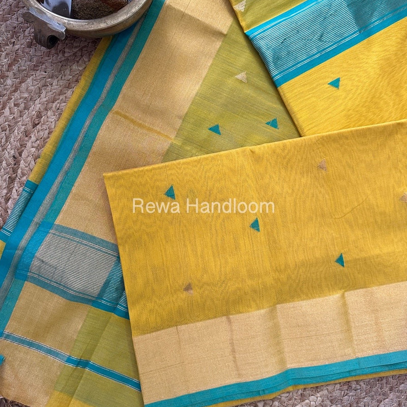  Zari Butti Maheshwari Saree