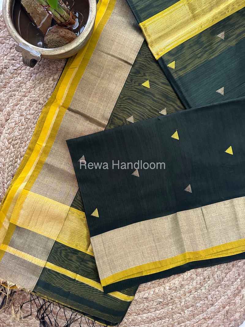  Zari Butti Maheshwari Saree