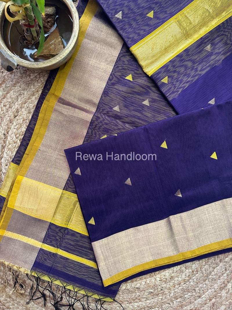  Zari Butti Maheshwari Saree