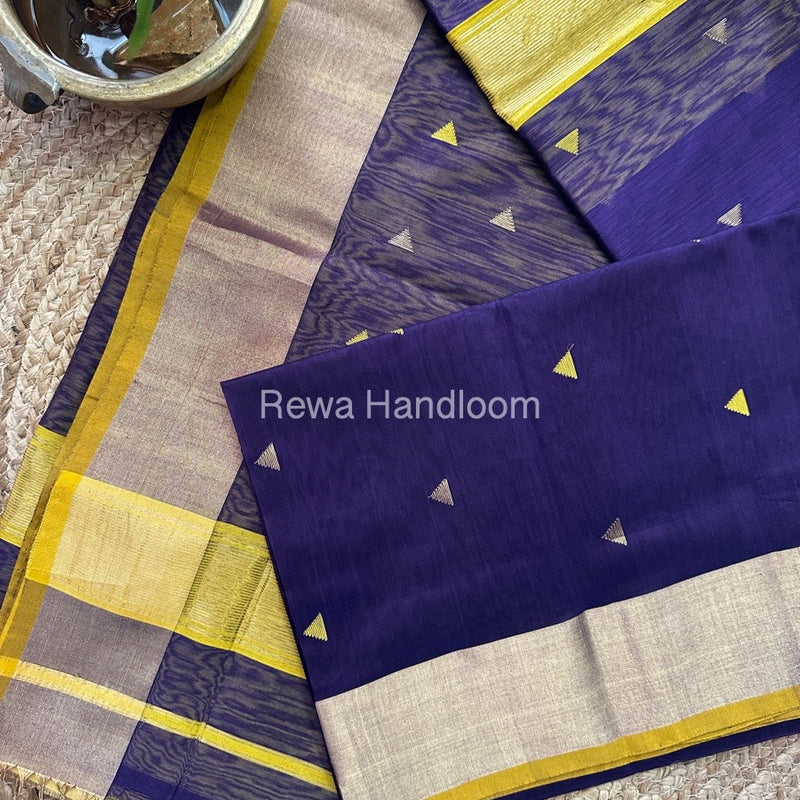  Zari Butti Maheshwari Saree