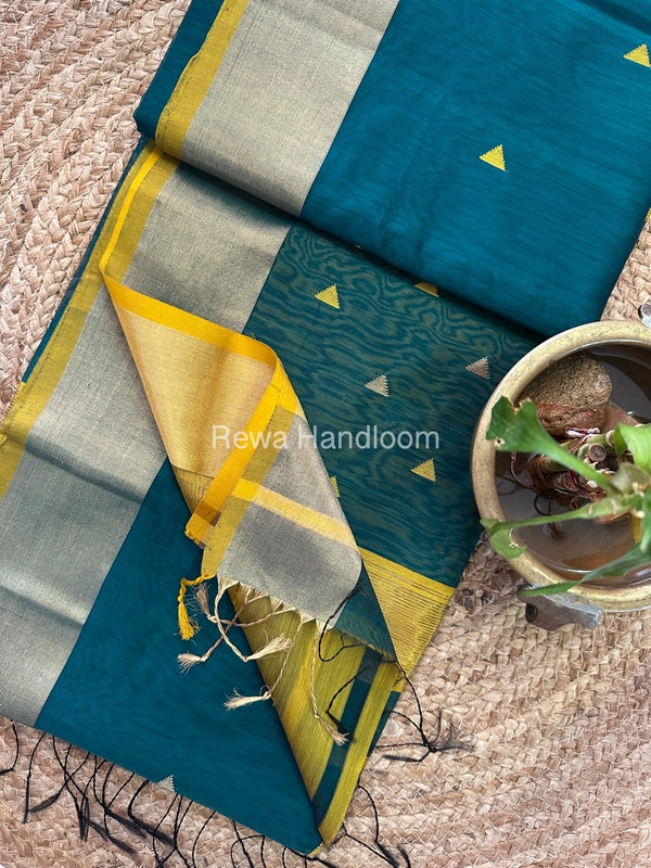  Zari Butti Maheshwari Saree