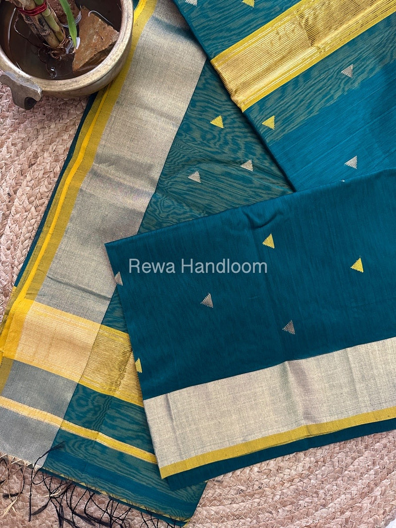  Zari Butti Maheshwari Saree