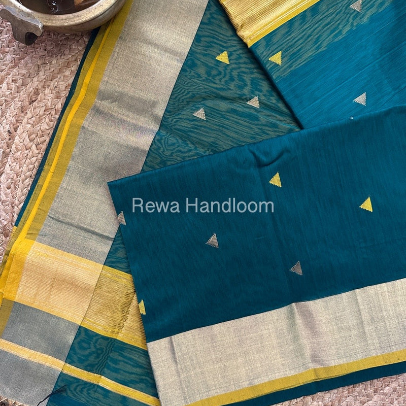  Zari Butti Maheshwari Saree