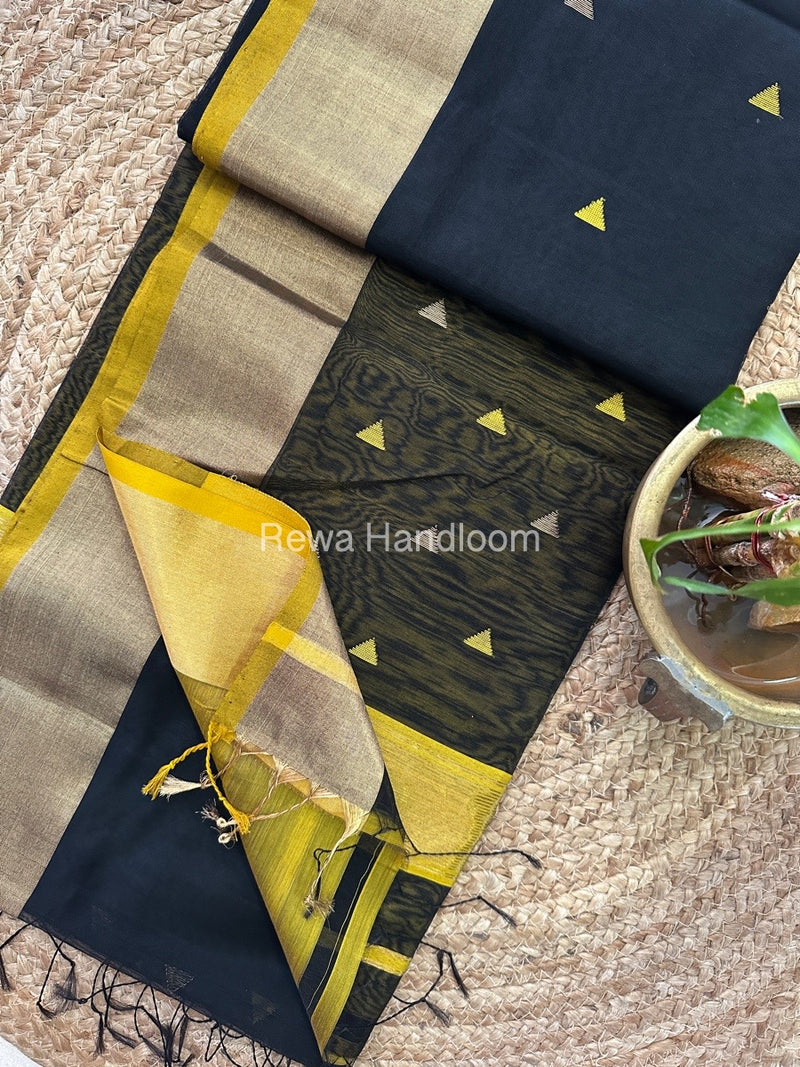  Zari Butti Maheshwari Saree