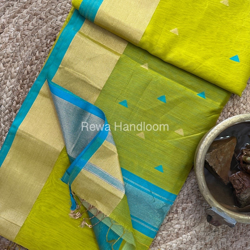 Zari Butti Maheshwari Saree