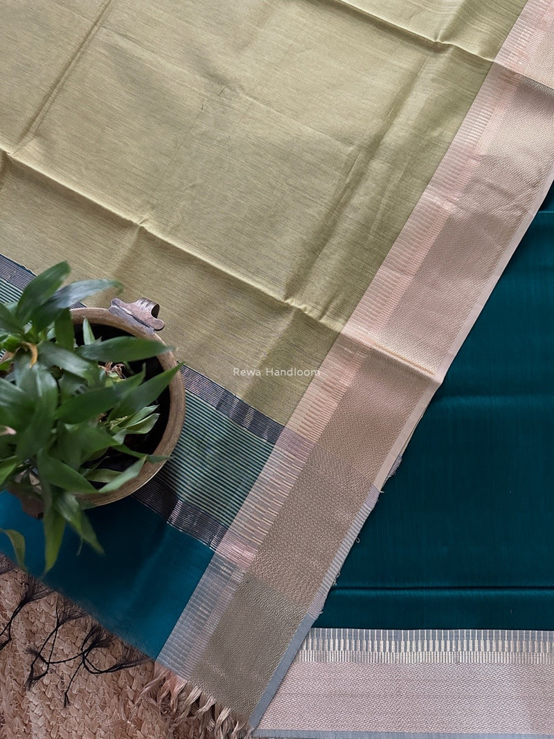 Maheshwari Zari Border Dress Material