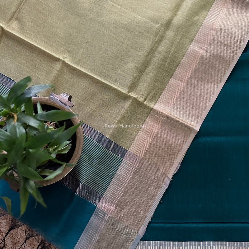 Maheshwari Zari Border Dress Material