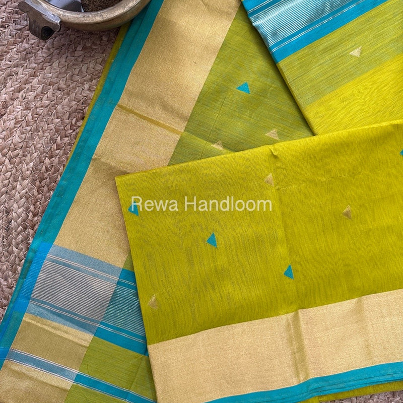  Zari Butti Maheshwari Saree