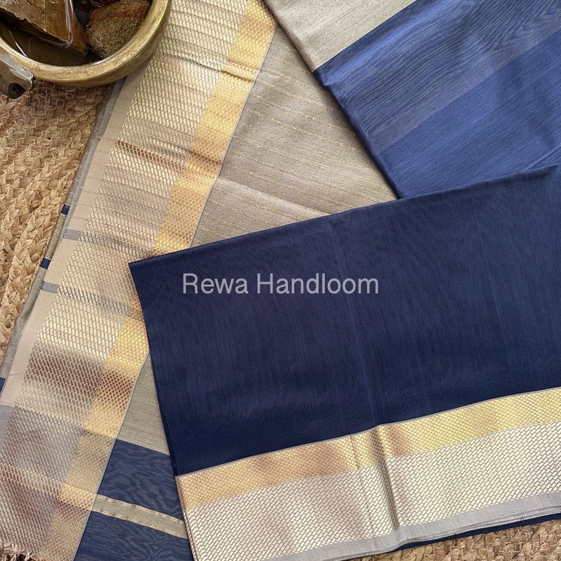 Maheshwari Resham Thread Border Saree