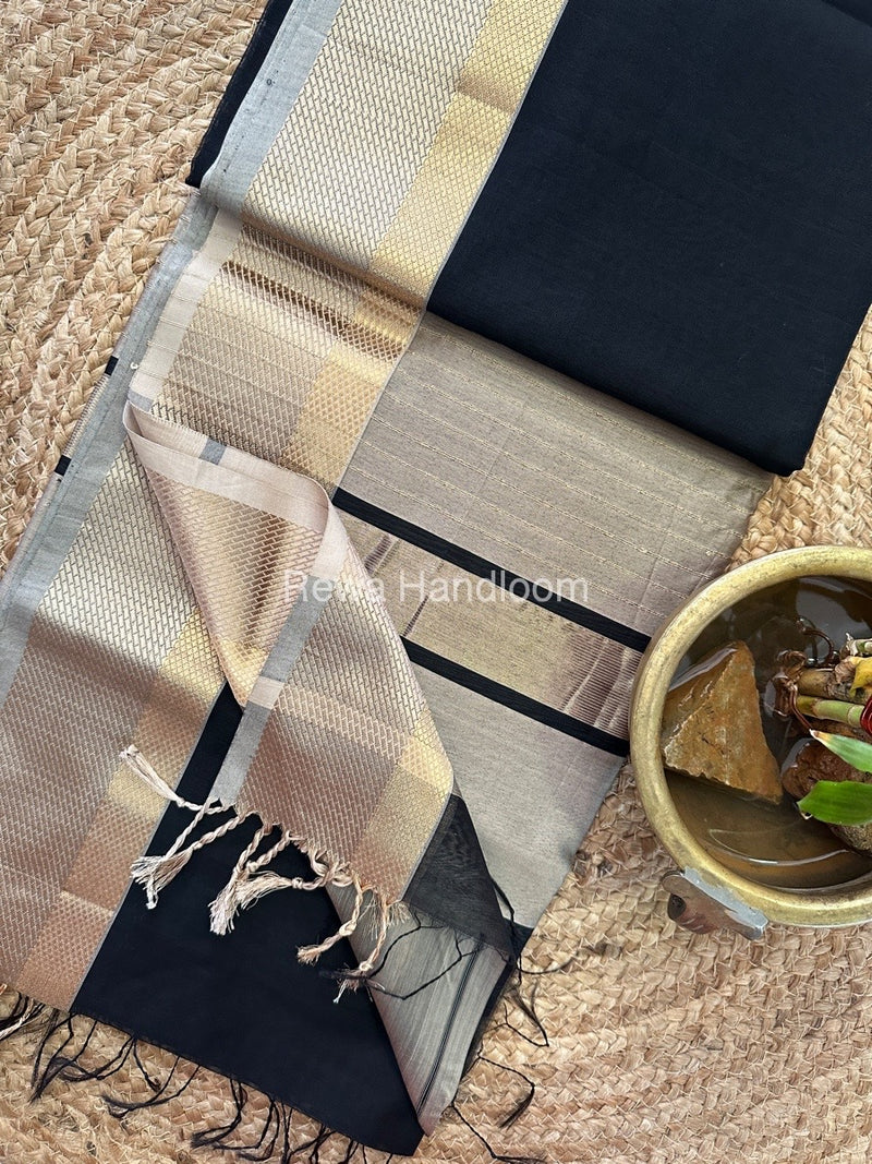 Maheshwari Resham Thread Border Saree