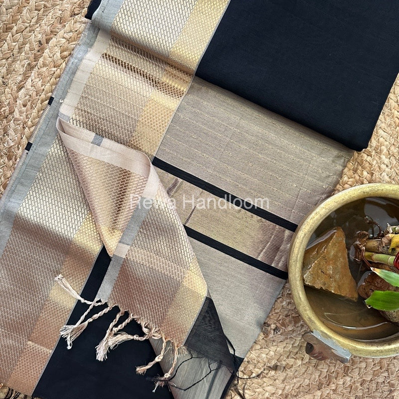 Maheshwari Resham Thread Border Saree