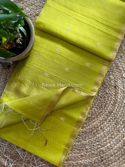 Zari Butti Maheshwari Saree 