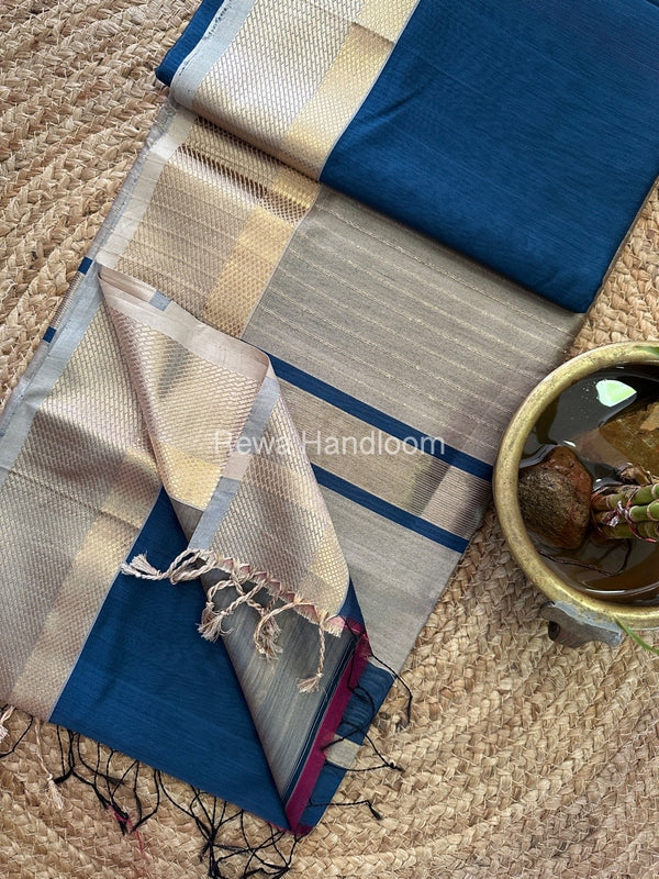 Maheshwari Resham Thread Border Saree