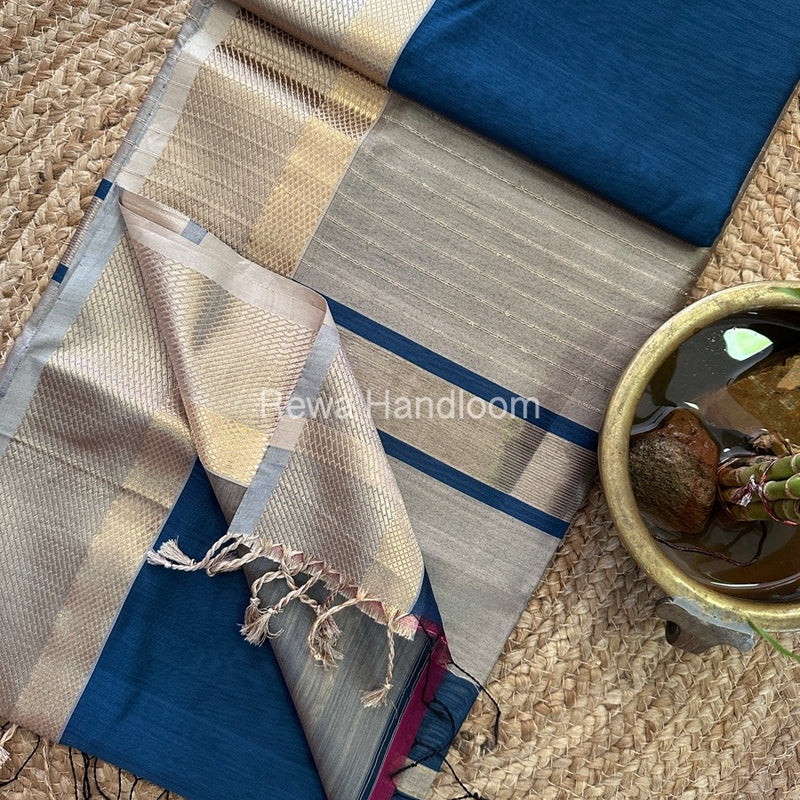 Maheshwari Resham Thread Border Saree