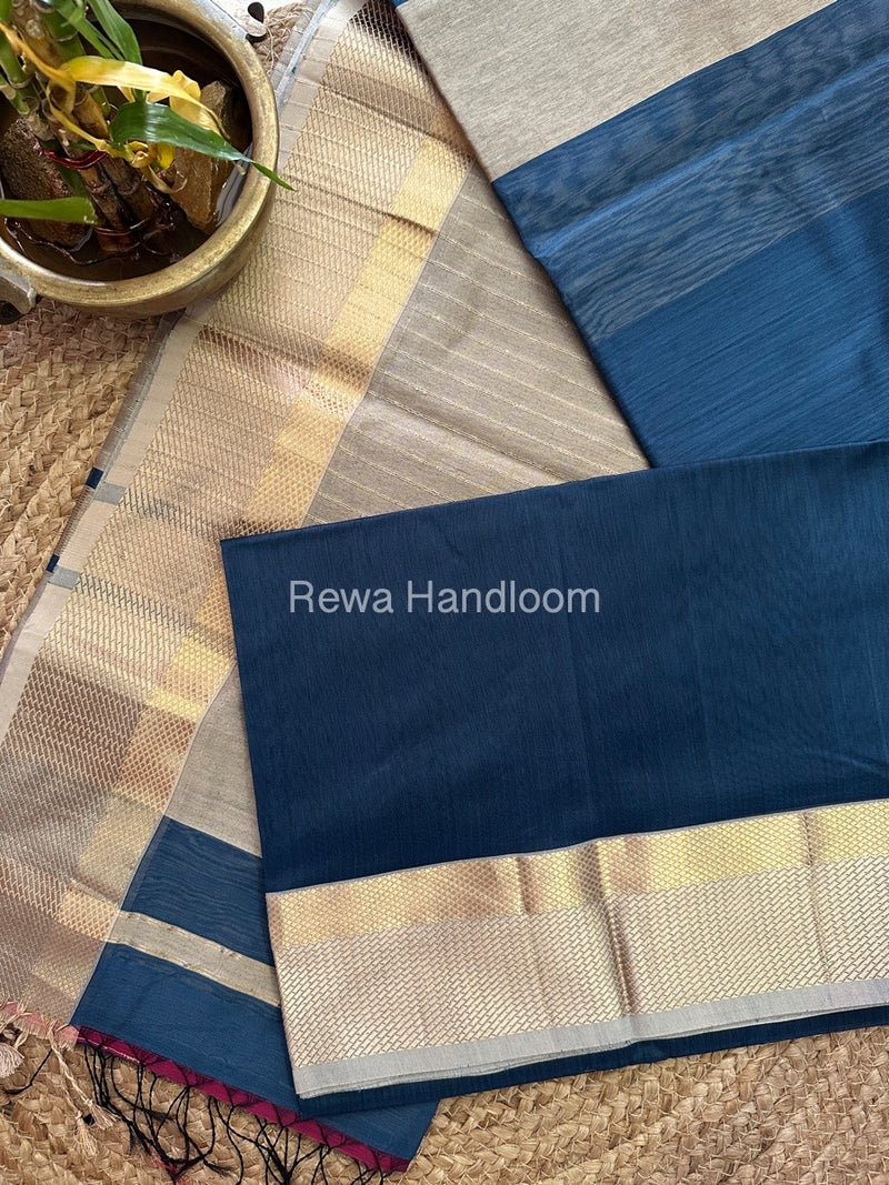 Maheshwari Resham Thread Border Saree