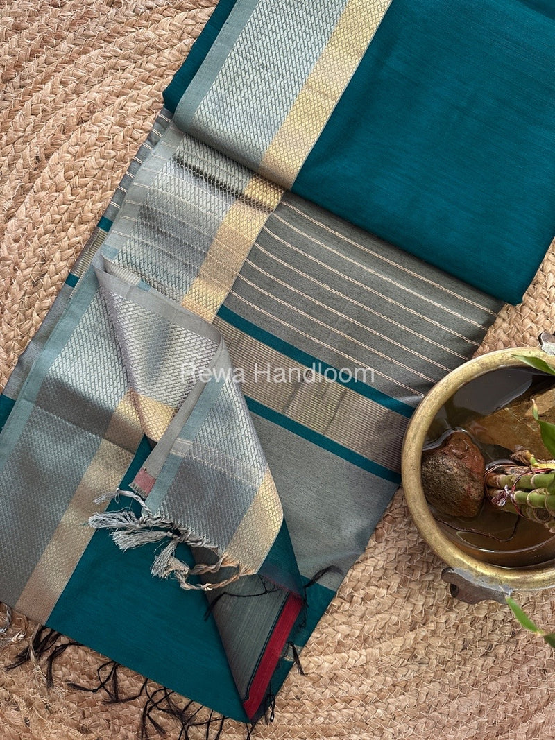 Maheshwari Resham Thread Border Saree