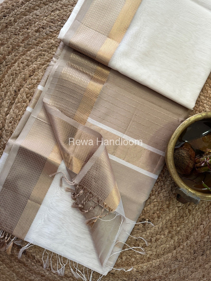 Maheshwari Resham Thread Border Saree