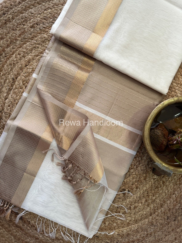Maheshwari Resham Thread Border Saree