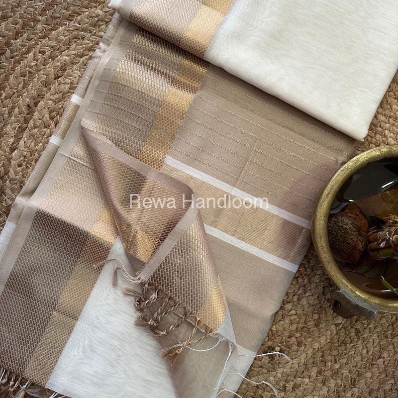 Maheshwari Resham Thread Border Saree