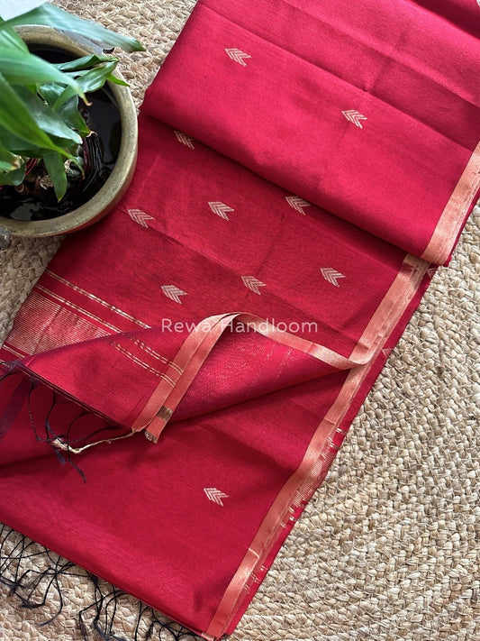 Zari Butti Maheshwari Saree