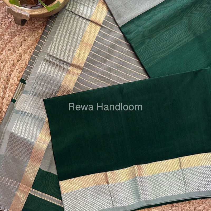 Maheshwari Resham Thread Border Saree