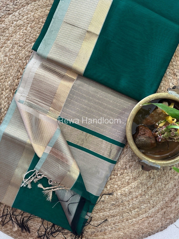 Maheshwari Resham Thread Border Saree