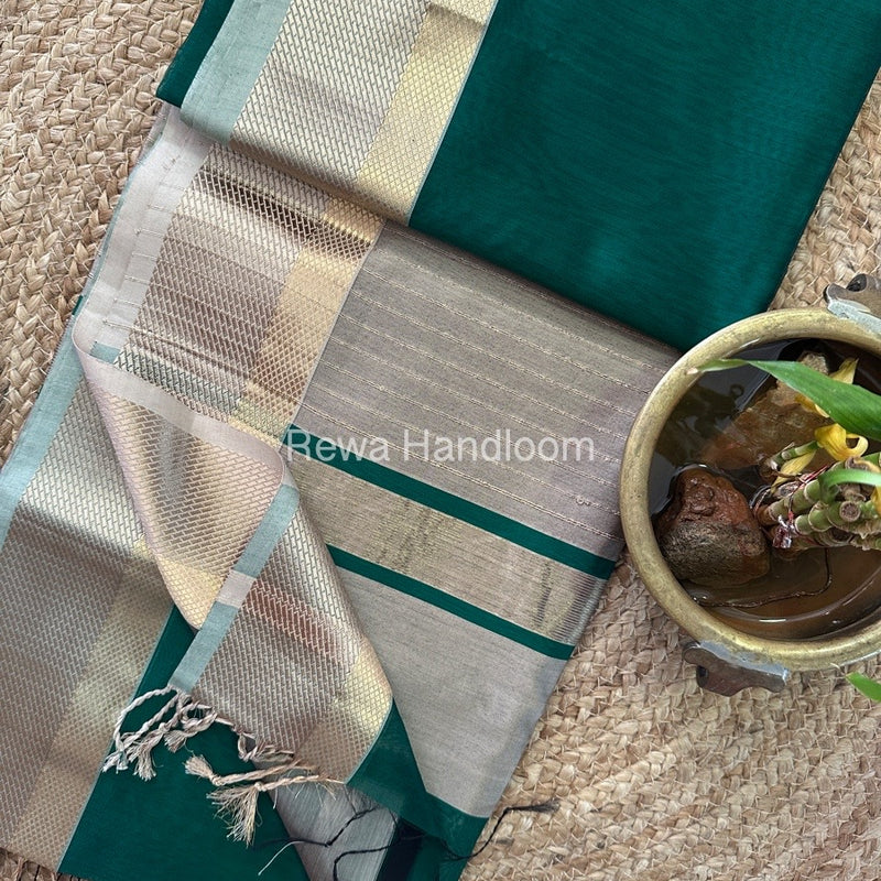 Maheshwari Resham Thread Border Saree