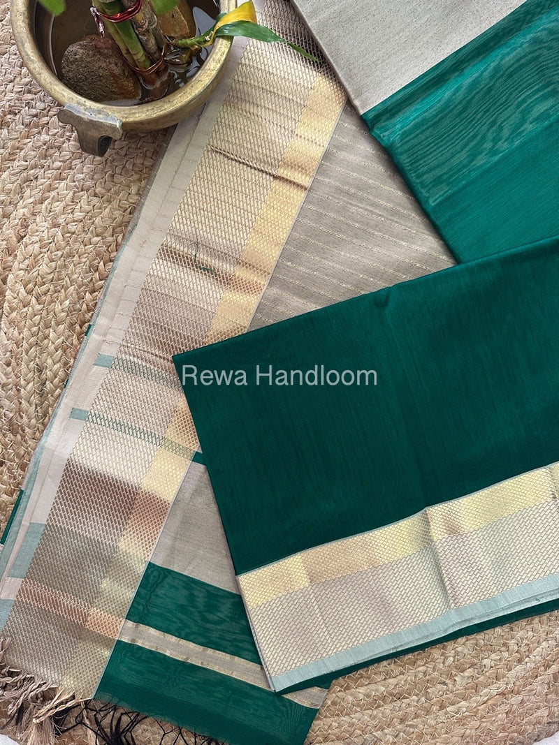Maheshwari Resham Thread Border Saree