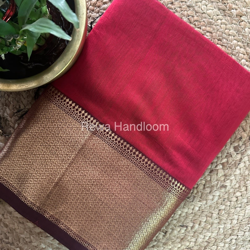 Maheshwari  Zari Skirt Saree