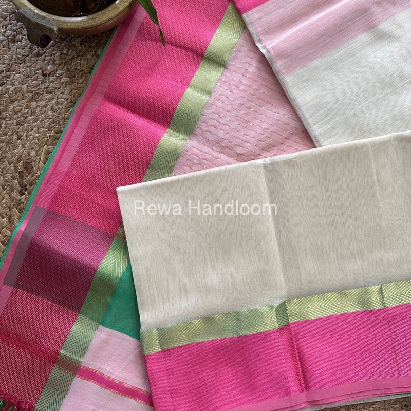  Ganga Jamuna Maheshwari Saree