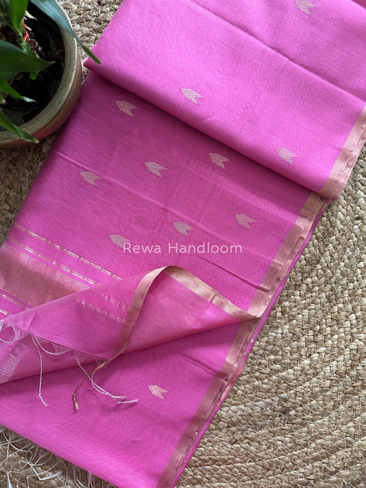Zari Butti Maheshwari Saree