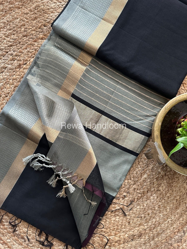 Maheshwari Resham Thread Border Saree