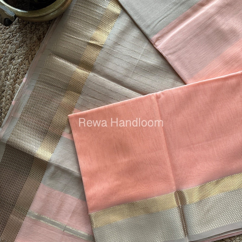 Maheshwari Resham Thread Border Saree