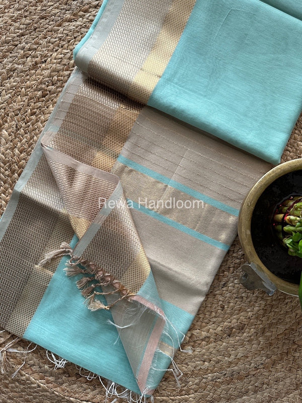 Maheshwari Resham Thread Border Saree