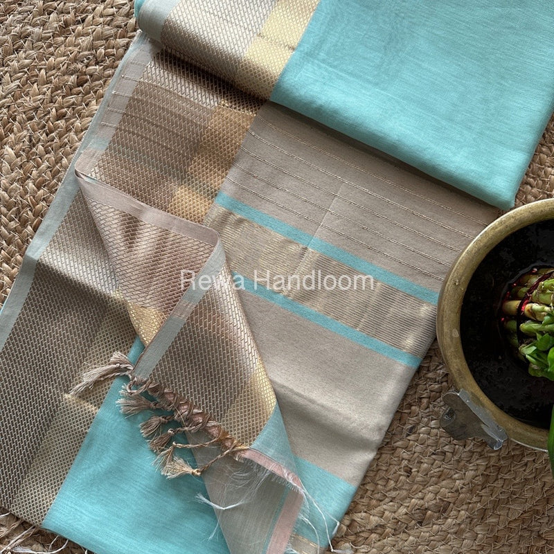 Maheshwari Resham Thread Border Saree
