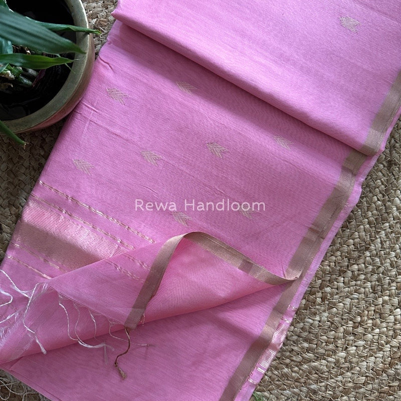 Zari Butti Maheshwari Saree