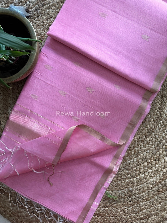 Zari Butti Maheshwari Saree