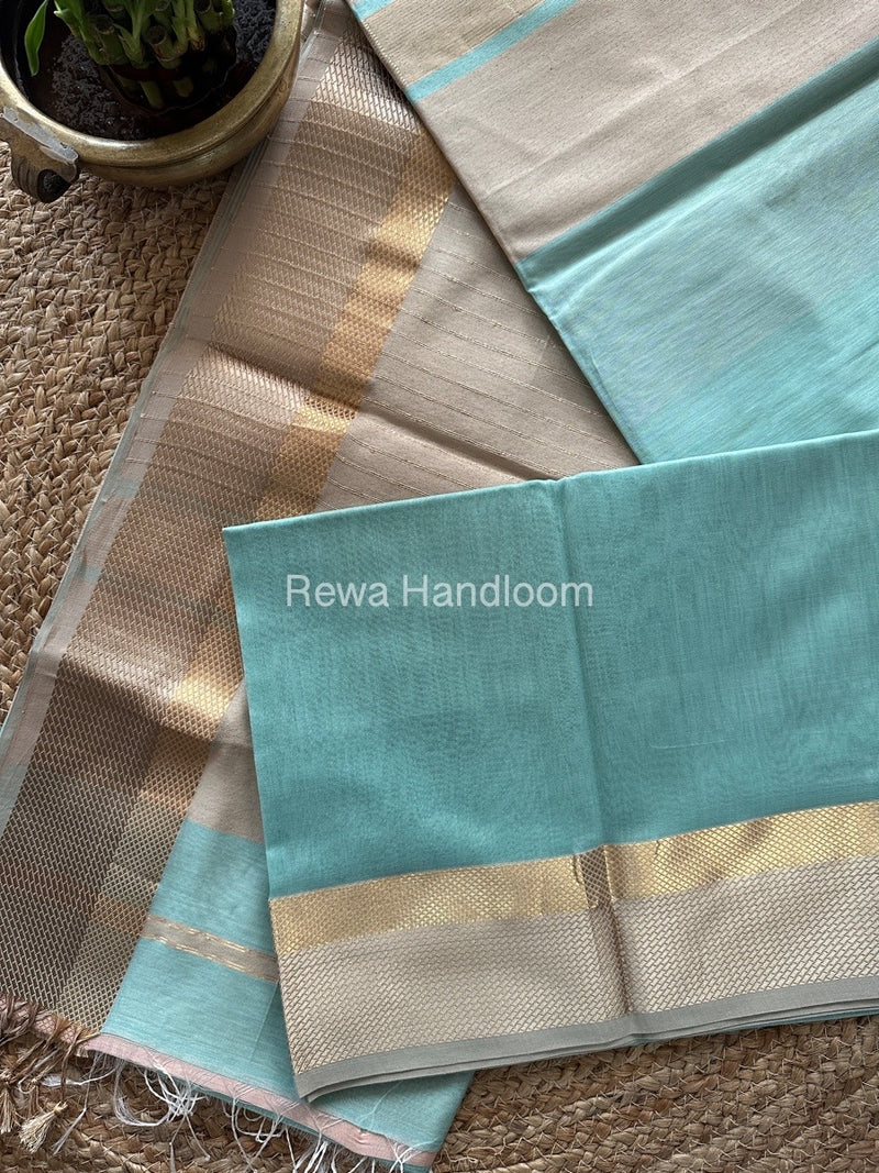 Maheshwari Resham Thread Border Saree