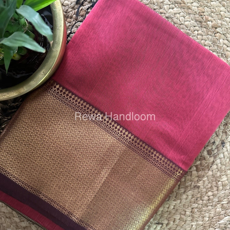 Maheshwari Zari Skirt Saree