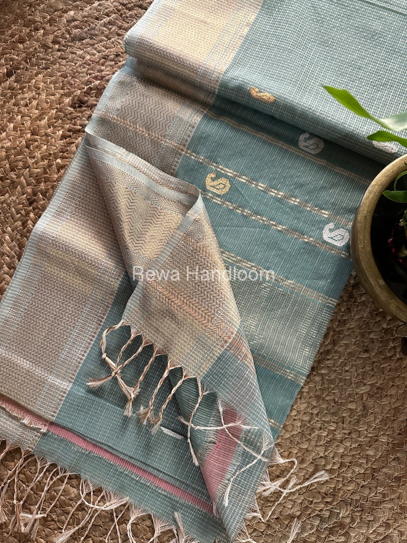 Maheshwari Tissue Butti Saree