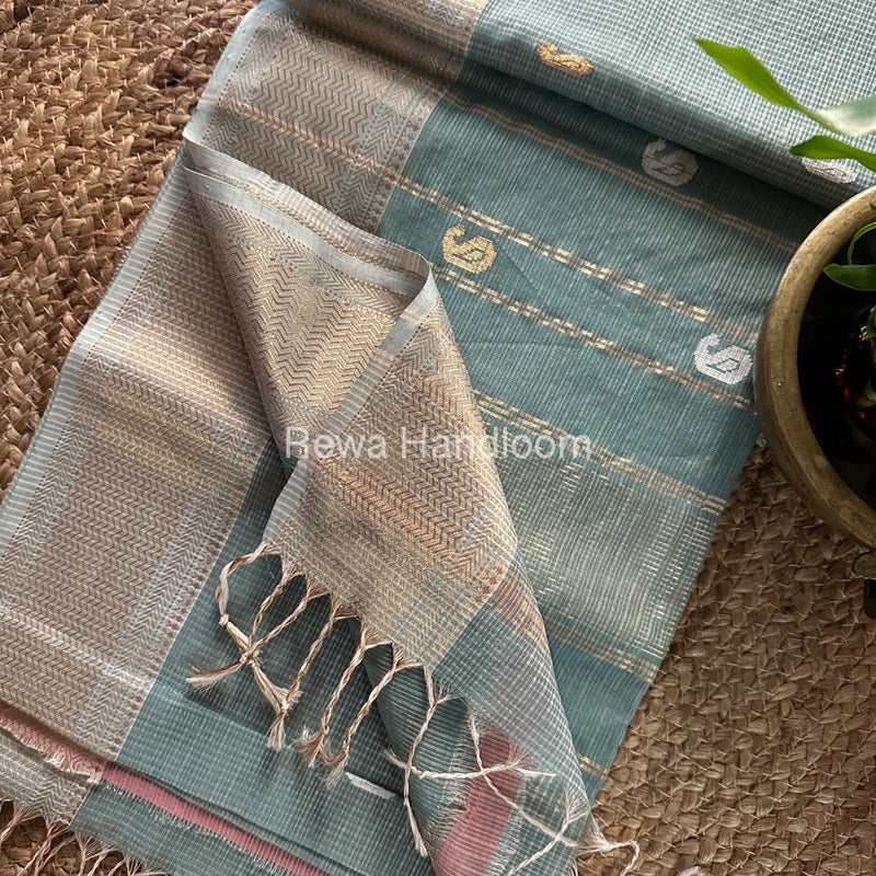 Maheshwari Tissue Butti Saree